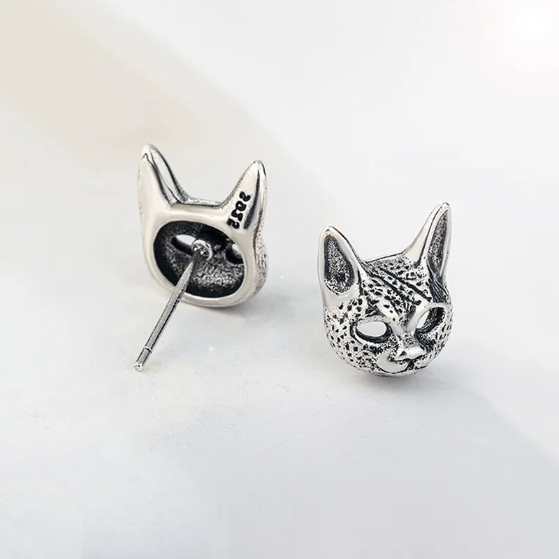 Sphynx Cat Stud Earrings
