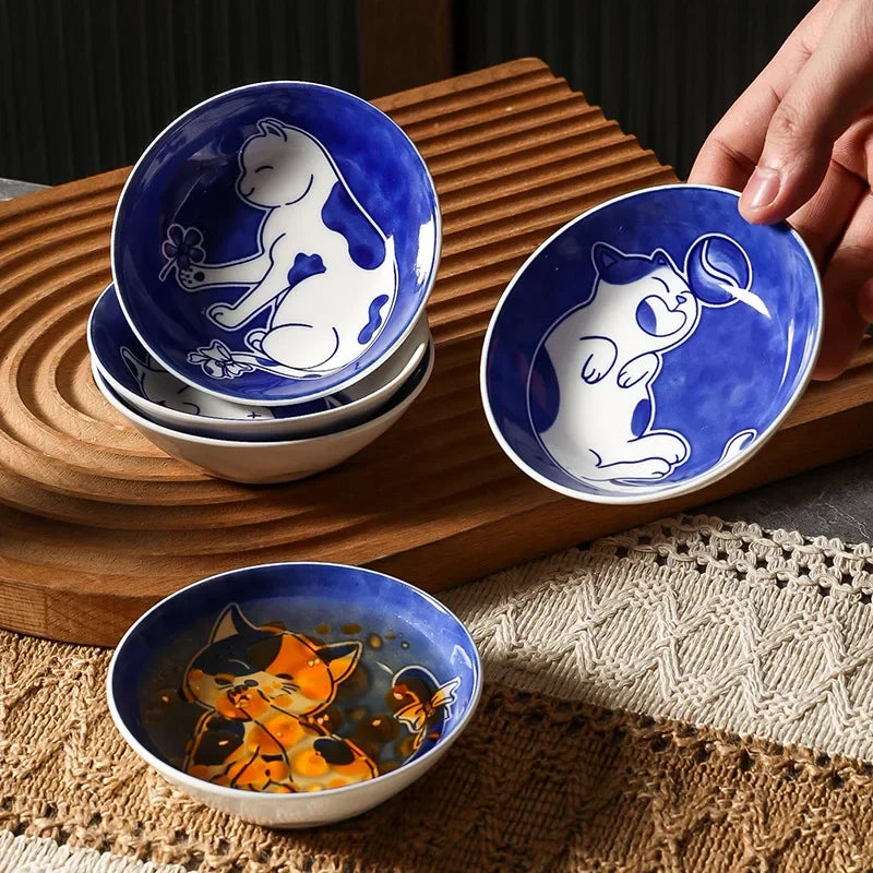 Maneki — Lucky Cat Ceramic Sauce Dish