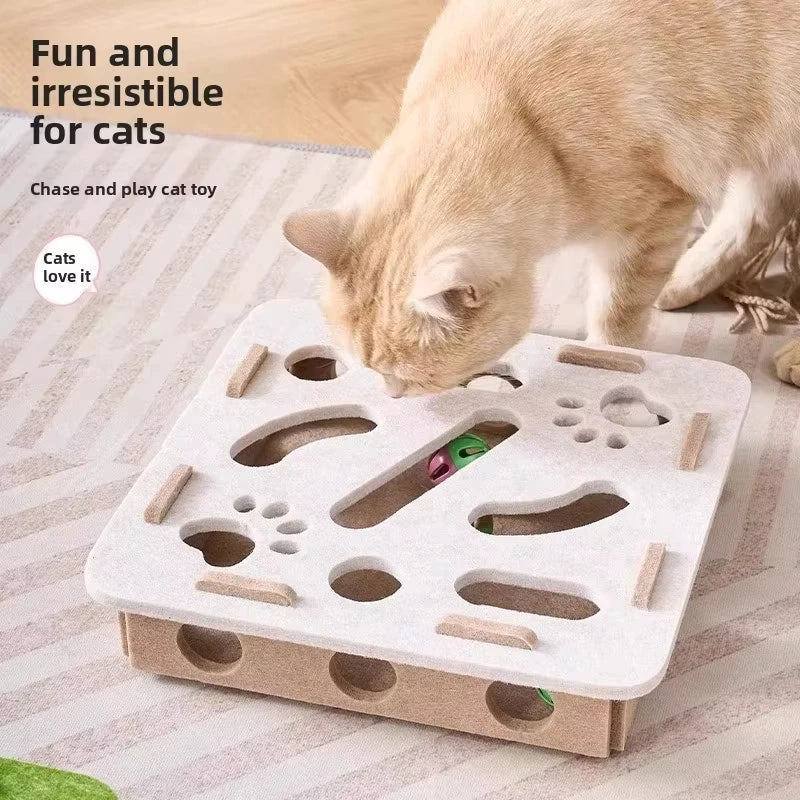 Puzzlebox Felt Cat Puzzle Toy