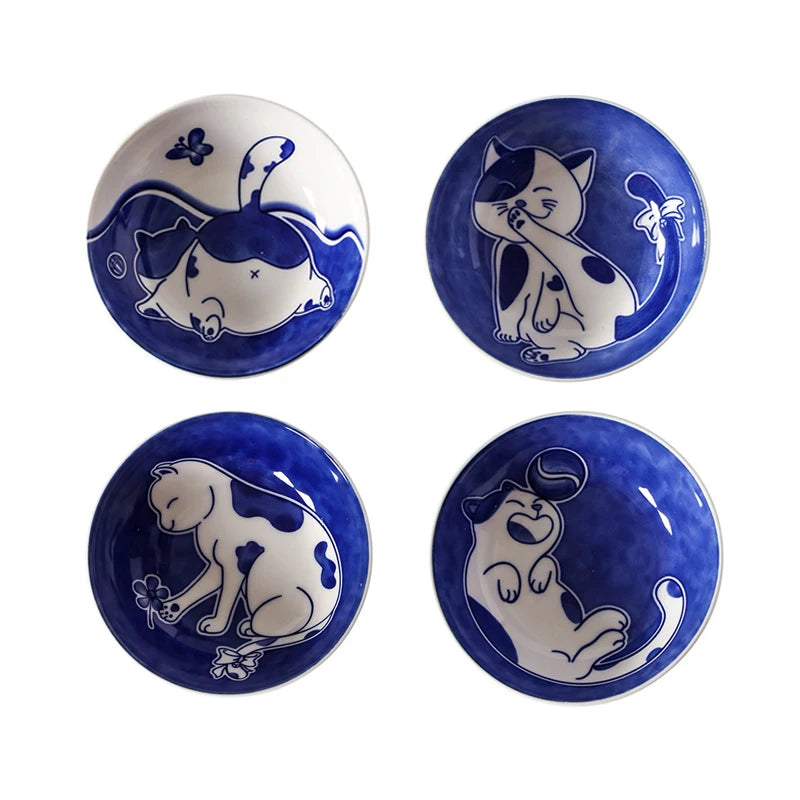 Maneki — Lucky Cat Ceramic Sauce Dish
