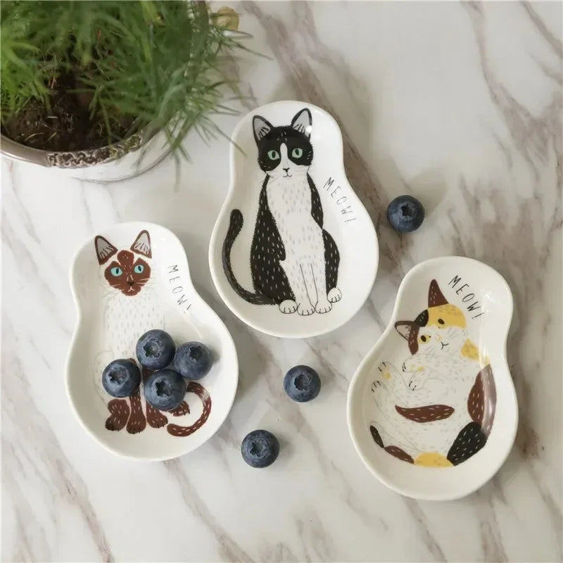 Cat Ceramic Dipping Dish