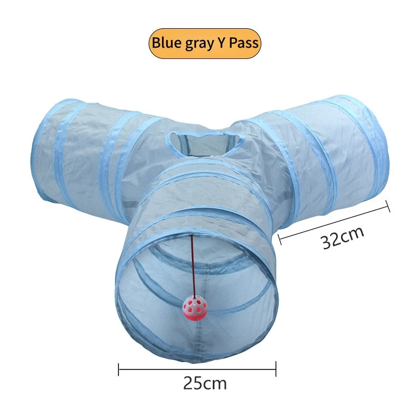 Foldable Cat Tunnel Toy