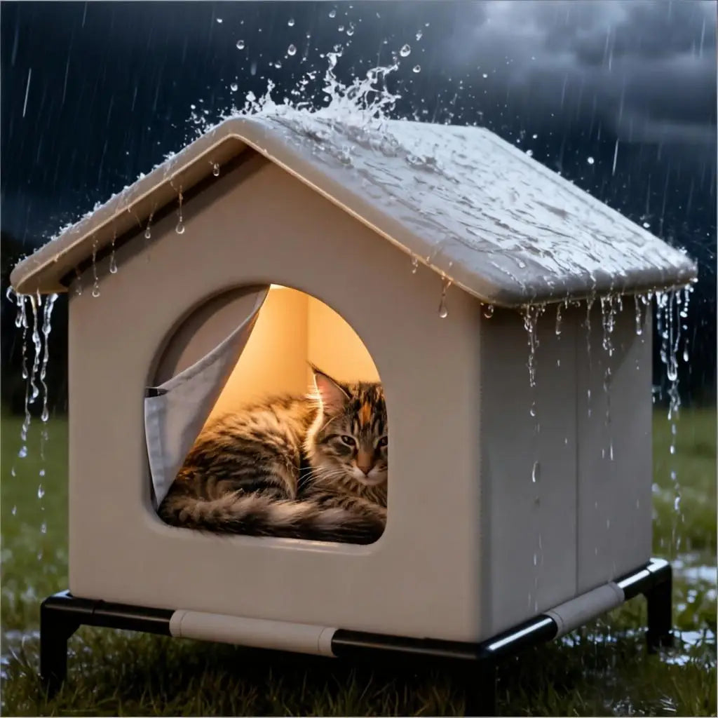 Shelter Outdoor Cat House