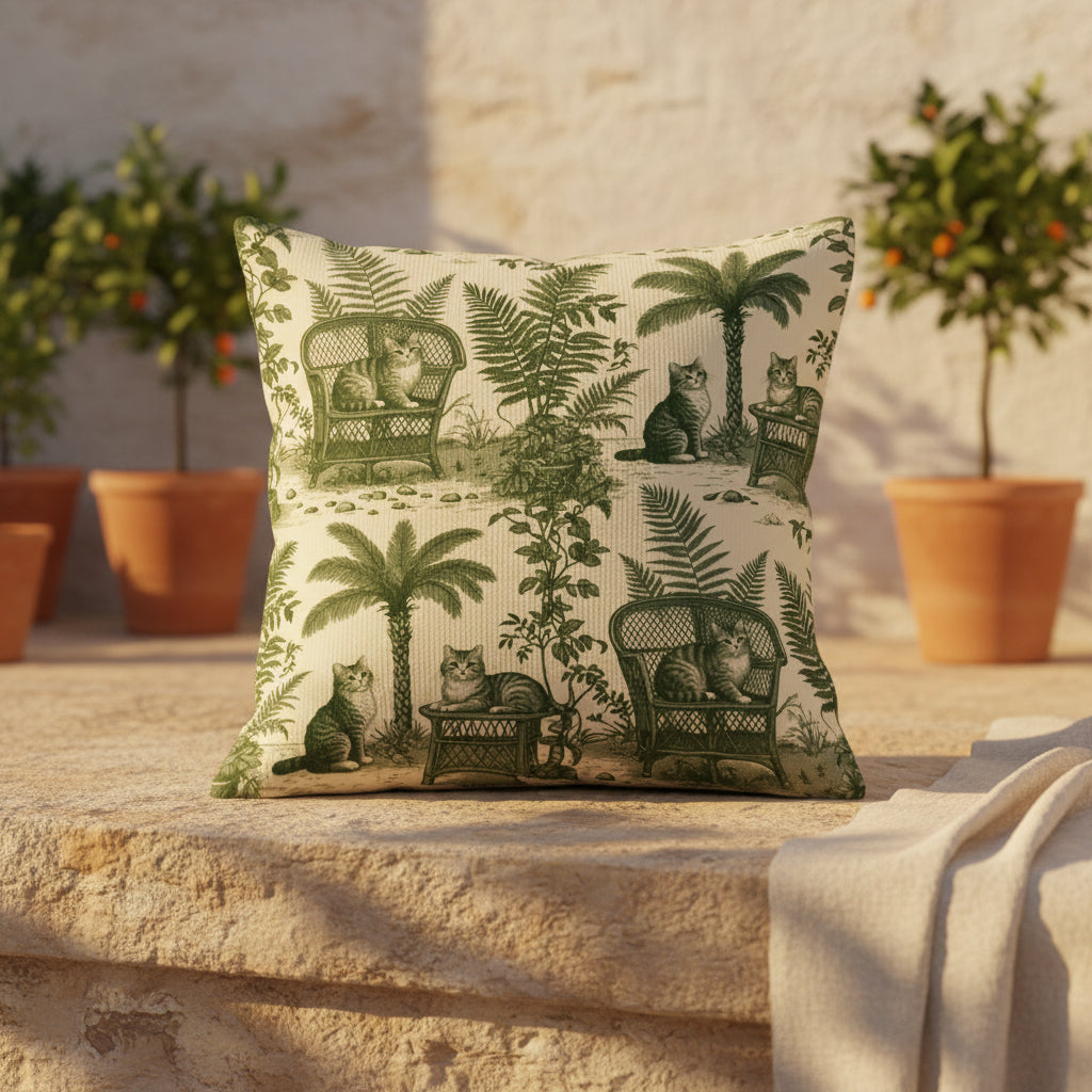 Palms Pillow Cover with Insert