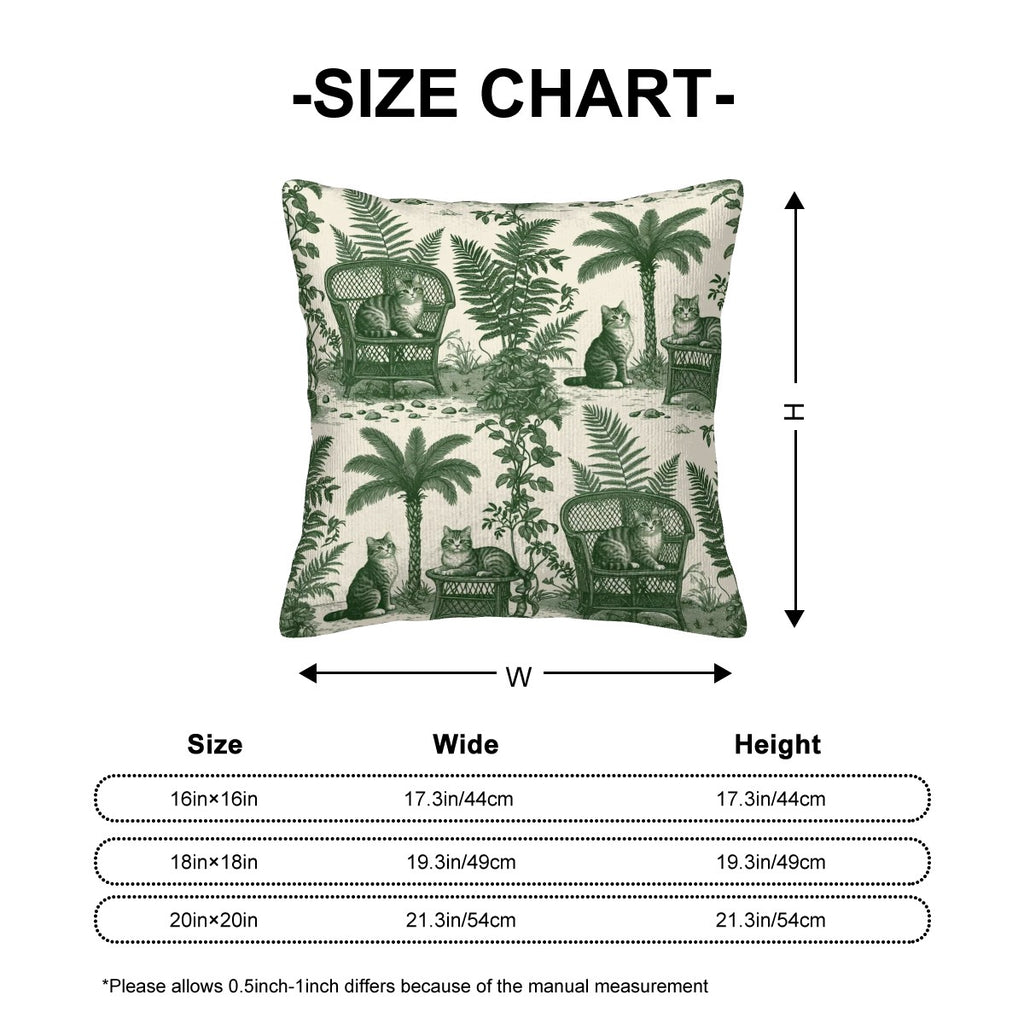 Palms Pillow Cover with Insert