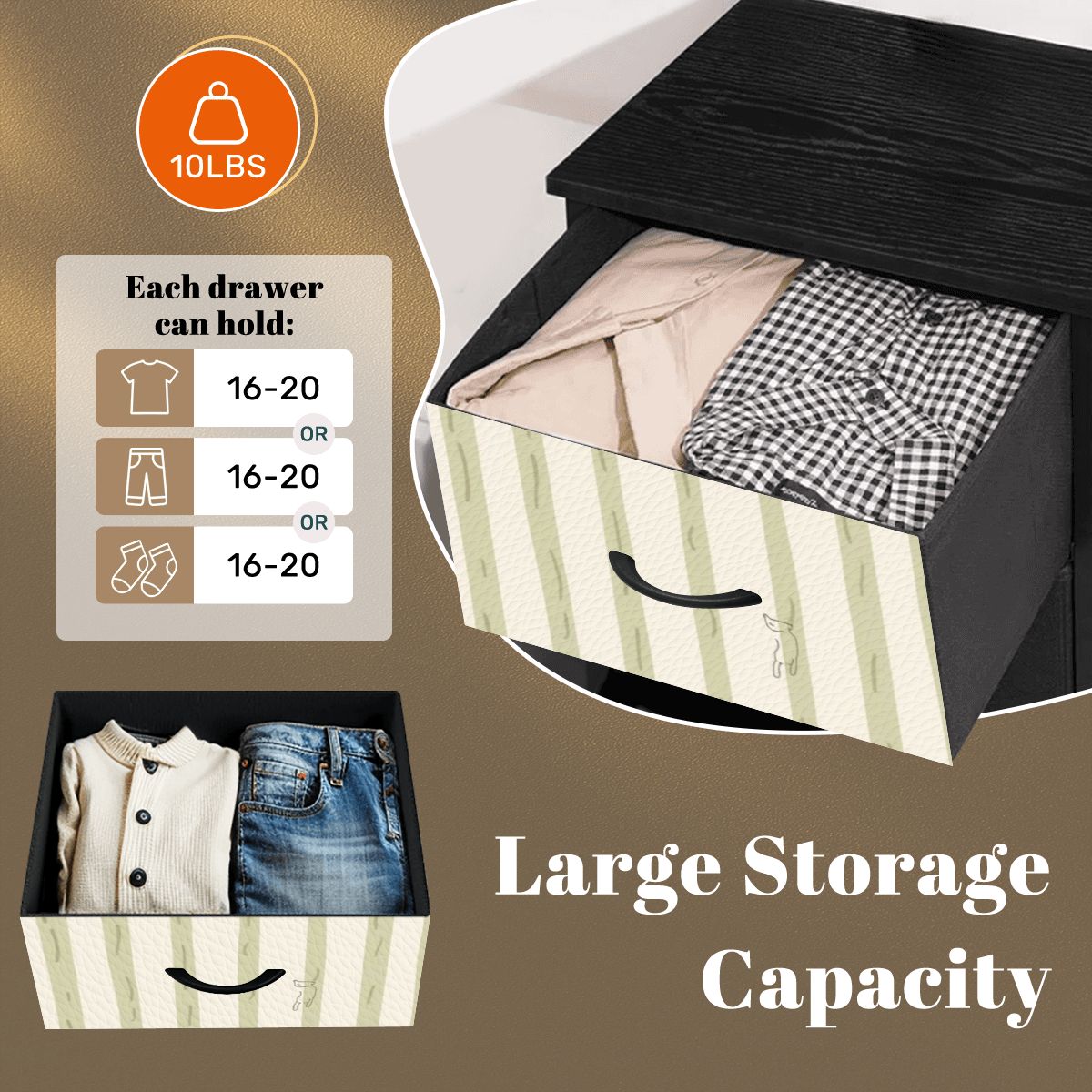 The Maeve 4-Drawer Slim Chest & Dresser (Linear Mew Edition)