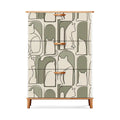 The Maeve 3-Door Entryway Console & Pet Organizer (Abstract Mew Edition)