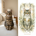 The Conservatory — Custom Cat Portrait