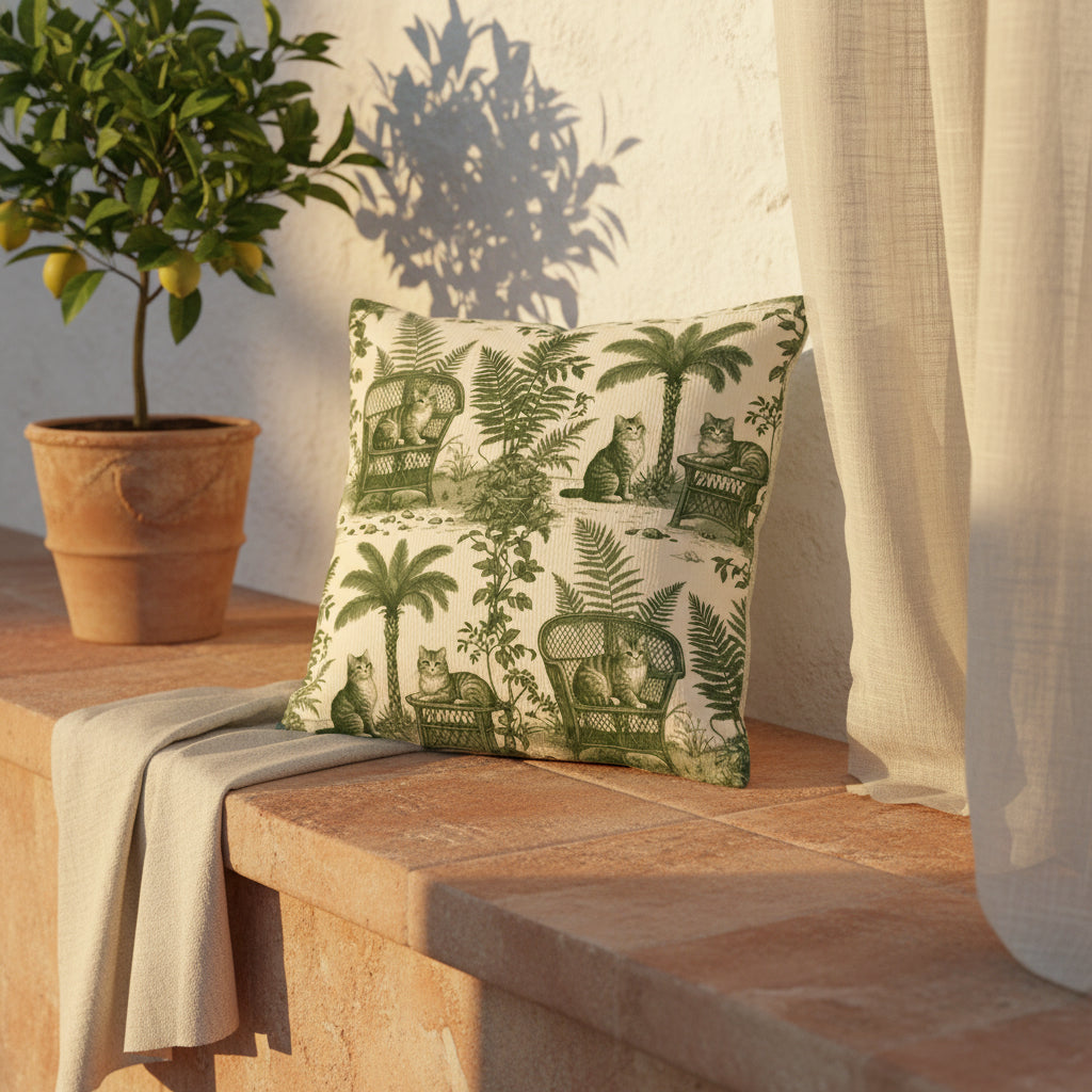 Palms Pillow Cover with Insert