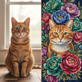 Floral Before After