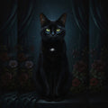 Velvet Night — Custom Cat Portrait